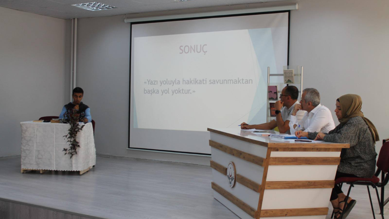 Boyabat’ta "Oku-Yorum" projesi final yaptı