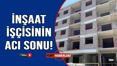 İnşaatta feci kaza