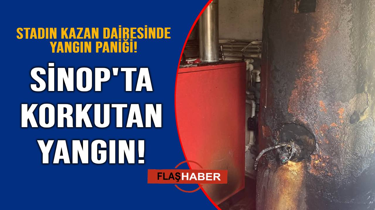 Kazan dairesinden yükselen dumanlar korkuttu