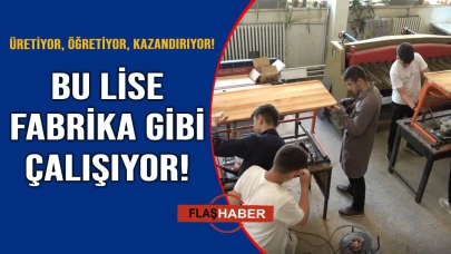 Sinop'ta fabrika gibi lise!