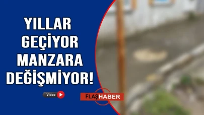 Her yağışta aynı manzara!