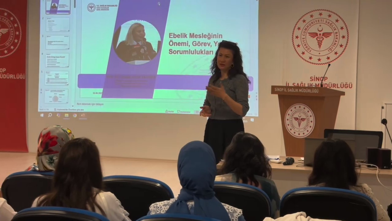 Sinop'ta ebelere afet durumunda doğum yönetimi eğitimi!