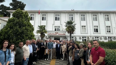 Kaymakam Arabacı'ya duygusal veda