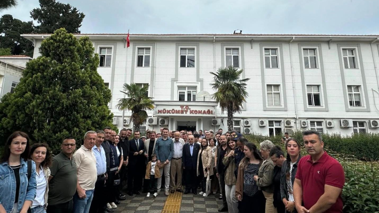 Kaymakam Arabacı'ya duygusal veda