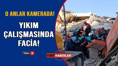 Kepçe operatörü enkaz altında kaldı!