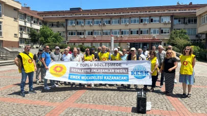 Eğitim - Sen ve Kesk'ten ortak basın açıklaması