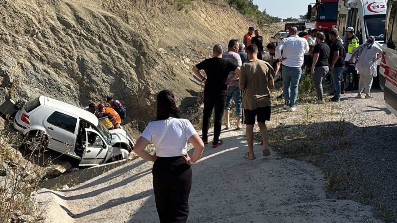 Kontrolden çıkan araç menfeze savruldu: 1 ölü, 2 yaralı
