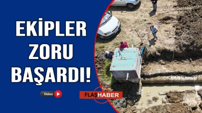 Sinop’ta 10 günlük sorun 2 günde çözüldü