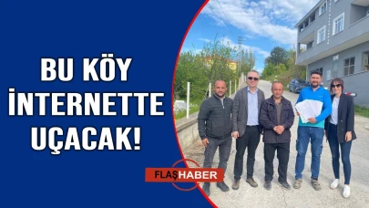Sinop’un o köyünde fiber internet sevinci