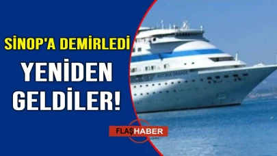 Sinop limanına demir attı