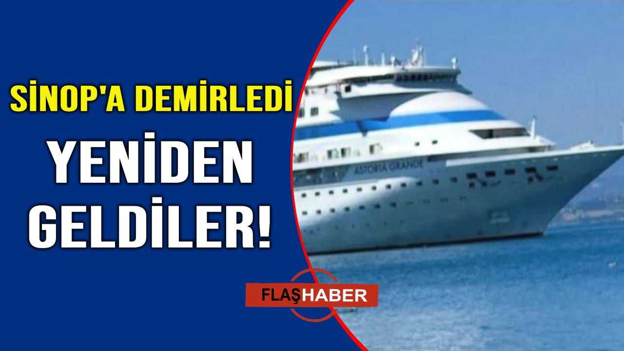 Sinop limanına demir attı