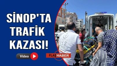 Otomobil ile motosiklet çarpıştı: 2 kişi yaralandı