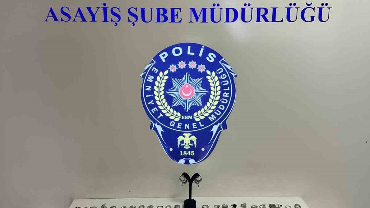 70 bin lira değerinde gümüş takı çalan şüpheli yakalandı