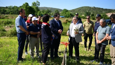 Vali Özarslan, sulama projesi çalışmalarını inceledi