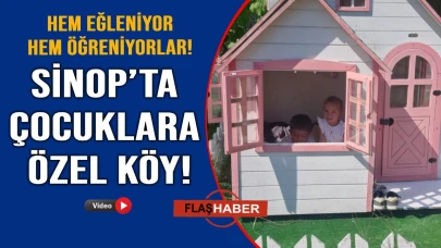 Sinop’ta çocuklar doğayla iç içe öğreniyor