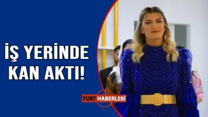Genç kadın bıçağın hedefi oldu