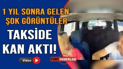 Silah sesleri takside yankılandı! O anlar kamerada