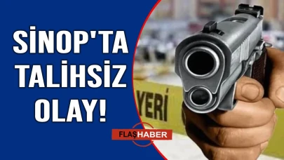 Sinop’ta talihsiz kadın kaza kurşunuyla yaralandı