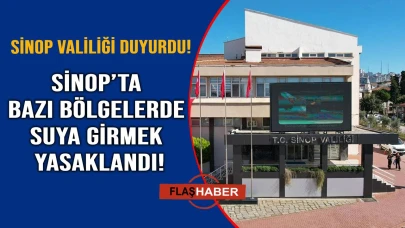 Sinop Valiliği'nden boğulma riskine karşı yasak kararı