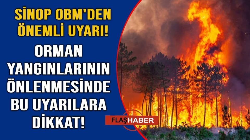 Sinop'un yeşili için bu uyarıları mutlaka okuyun