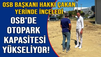 Sinop OSB’de otopark genişliyor