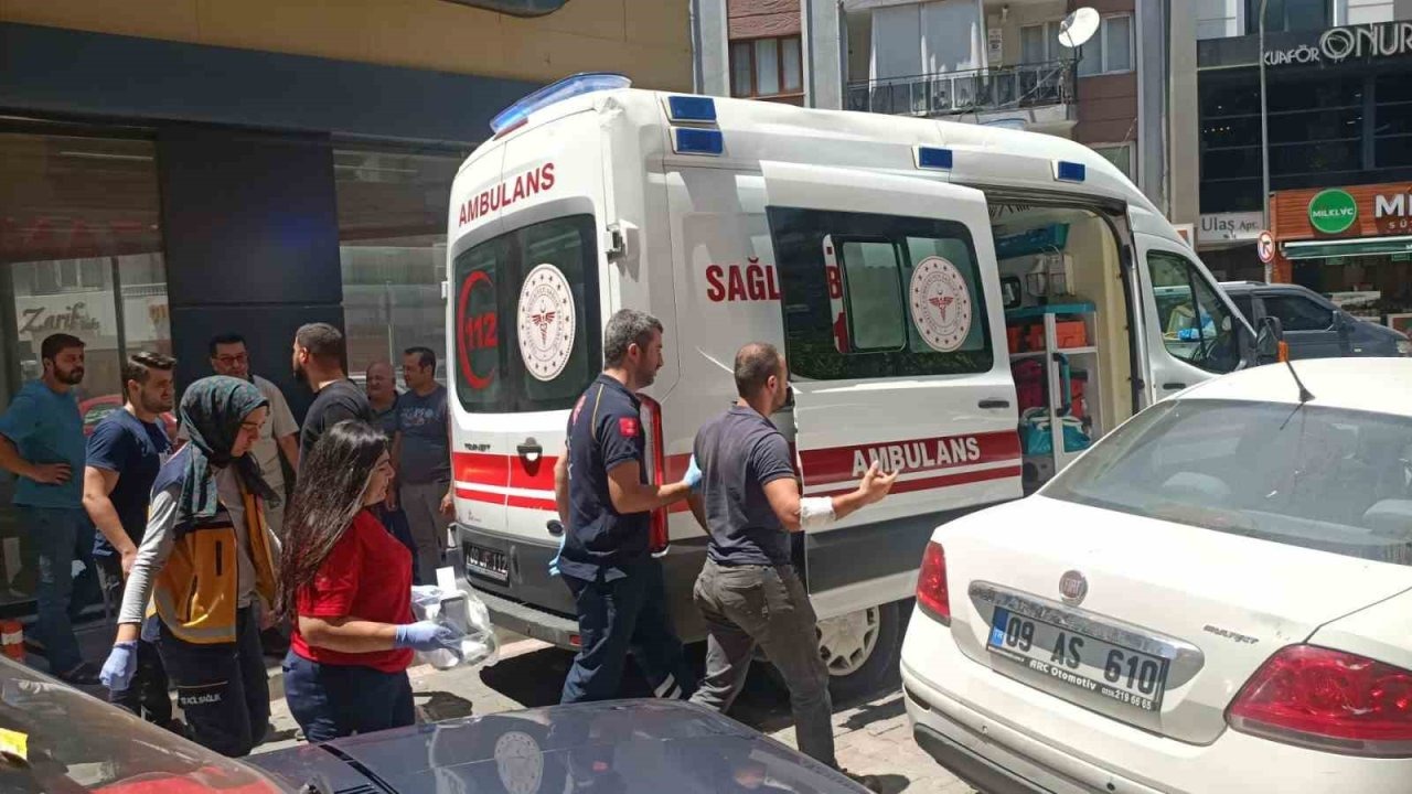 Motosiklet sürücüsünün öfkesi hastanelik etti