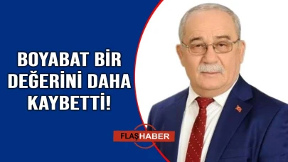 Boyabatlılar Derneği Eski Başkanı Sabri Özcan'dan acı haber!