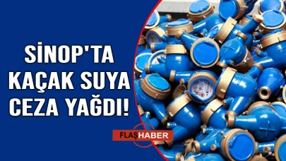 Sinop'ta kaçak suyla etkin mücadele