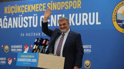 Küçükçekmece Sinopspor Rafet Orhan'la "yola devam" dedi