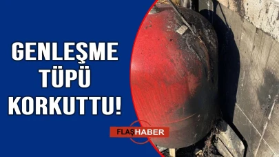 Genleşme tüpünden çıkan yangın paniğe neden oldu