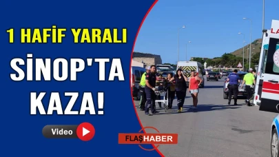Direksiyon hakimiyetini kaybeden motosikletli devrildi