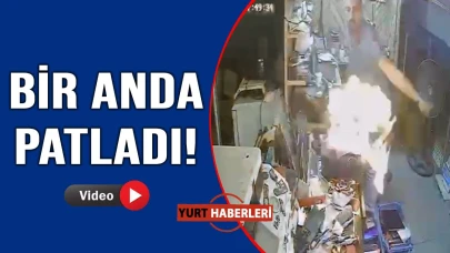 Cep telefonu bomba gibi patladı