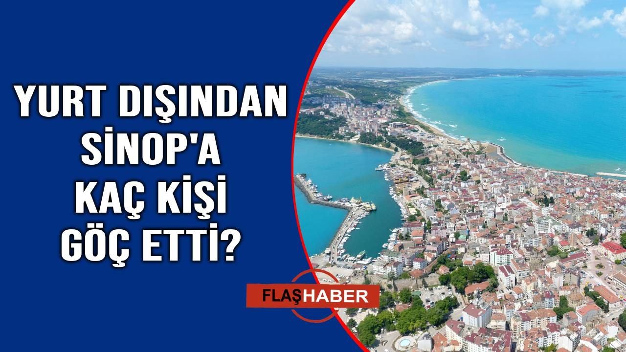 Sinop'un göç durumu açıklandı