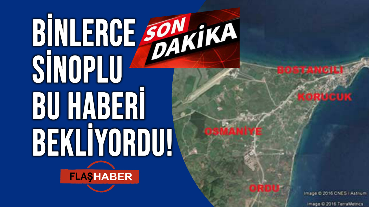 Sinop için 400 milyon liralık adım