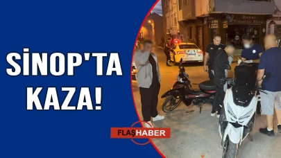Motosiklet otomobile arkadan çarptı