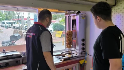 Sinop'ta tavuk döner denetimi