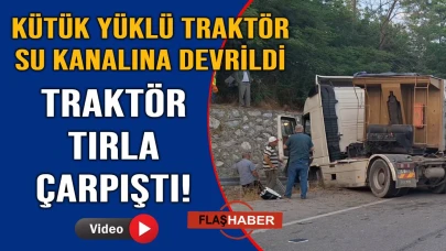 Sinop - Samsun yolunda korkutan kaza