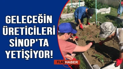 Üreten çocuklar köyünde yaz kampı başladı