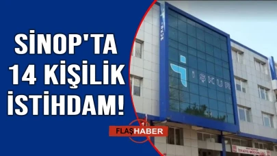 Sinop'ta 14 kişiye geçici istihdam