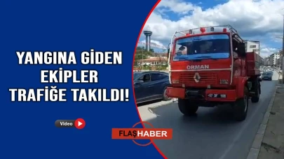 Trafikteki duyarsızlık müdahaleyi geciktirdi!