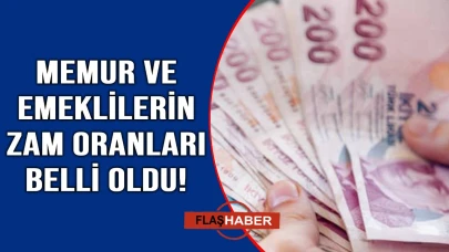 Memur ve emeklilerin zam oranları belli oldu