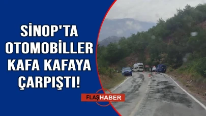 Sinop'ta trafik kazası:3 yaralı