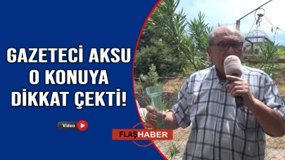 Gazeteci Aksu'dan sürdürülebilir tarım vurgusu!