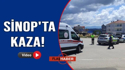 Direksiyon hakimiyetini kaybeden motosikletli devrildi