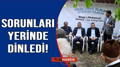 Köyde mikrofon vatandaşta