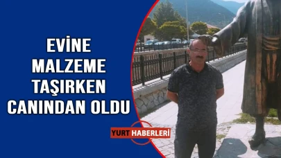 İş makinesinin altında kalan operatör feci şekilde can verdi