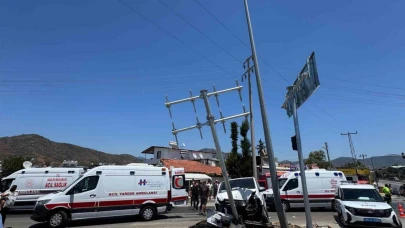 Fethiye’de trafik kazasında 11 kişi yaralandı