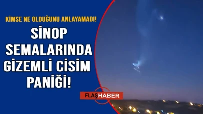 Sinop'ta merak uyandırdı