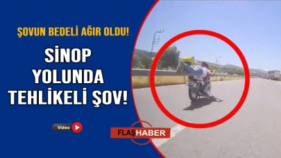 Trafik canavarı Sinop yolunda insanların canını hiçe saydı