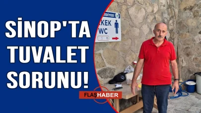 Sinop’ta tuvalet sorunu geceleri kabusa dönüyor